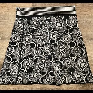 Title Nine black & gray knit sweater skirt